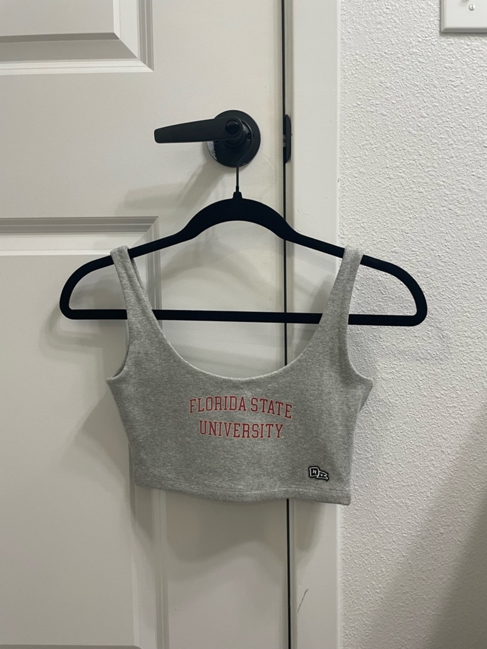 Florida State University Gray Cropped Tank Top